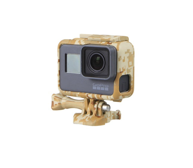 Carcasa Protectie/Prindere pt GoPro Hero 5 , 6 , 7 Maro , Gri , Verde Rama/Frame