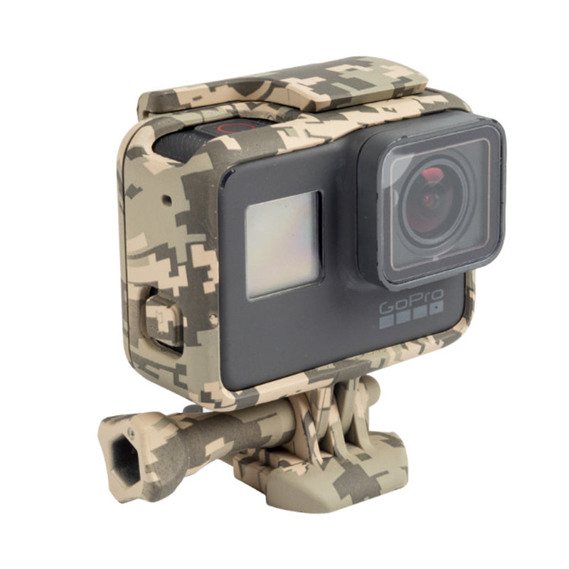 Carcasa Protectie/Prindere pt GoPro Hero 5 , 6 , 7 Maro , Gri , Verde Rama/Frame