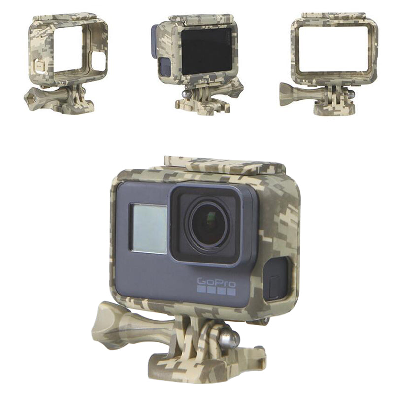 Carcasa Protectie/Prindere pt GoPro Hero 5 , 6 , 7 Maro , Gri , Verde Rama/Frame