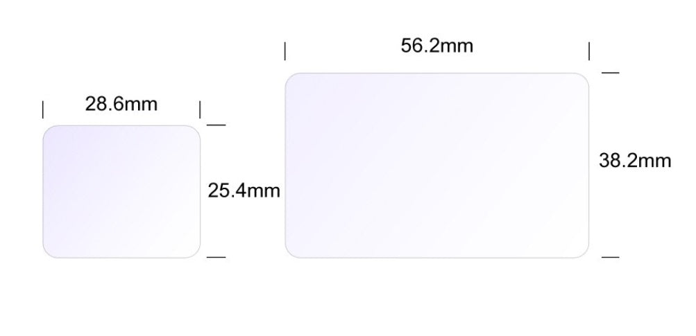 Set 2 x Folie protectie Sticla pt Gopro Hero 5 6 7 , H9