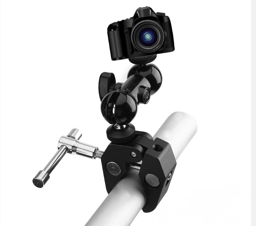Prindere pt Ghidon Bicicleta/Motocicleta tip Menghina pt Camere Gopro , insta360 , DJI , Universal , 360 grade din Aluminiu