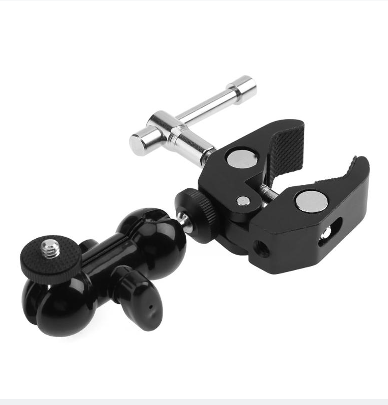 Prindere pt Ghidon Bicicleta/Motocicleta tip Menghina pt Camere Gopro , insta360 , DJI , Universal , 360 grade din Aluminiu