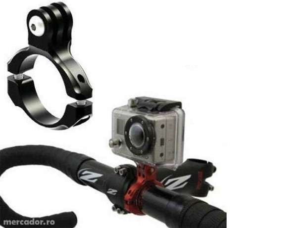 Prindere pt Ghidon Bicicleta/Motocicleta pt Camere Gopro , insta360 , DJI etc , Universal , 31.8 mm , din Aluminiu