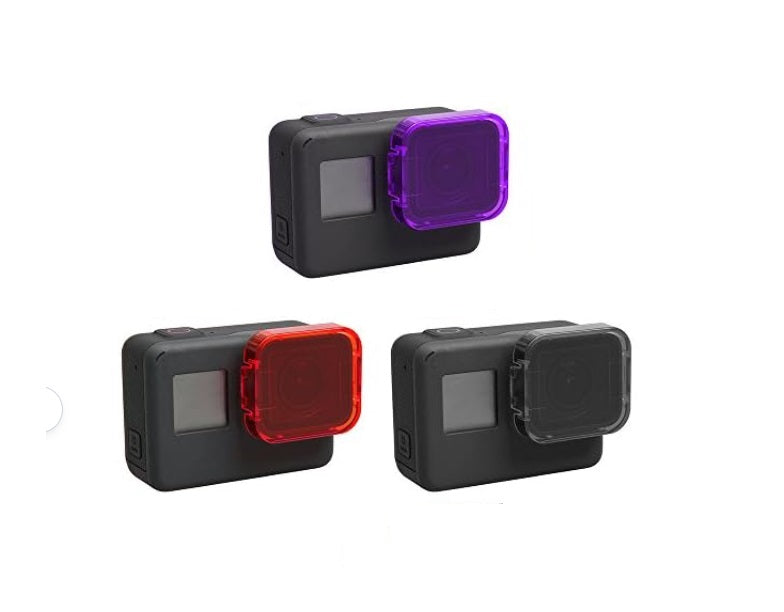 Set 3 buc Filtru subacvatic  Gopro Hero 5-6-7