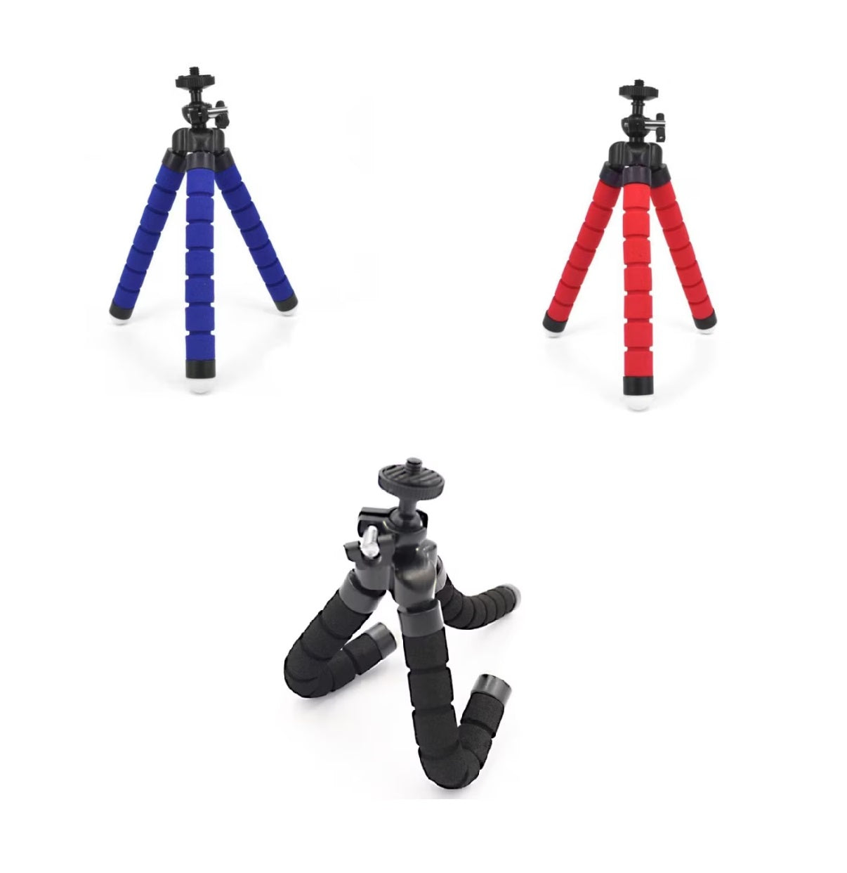 Trepied flexibil cu filet 1/4 pt camere Gopro , DJI , insta360 etc