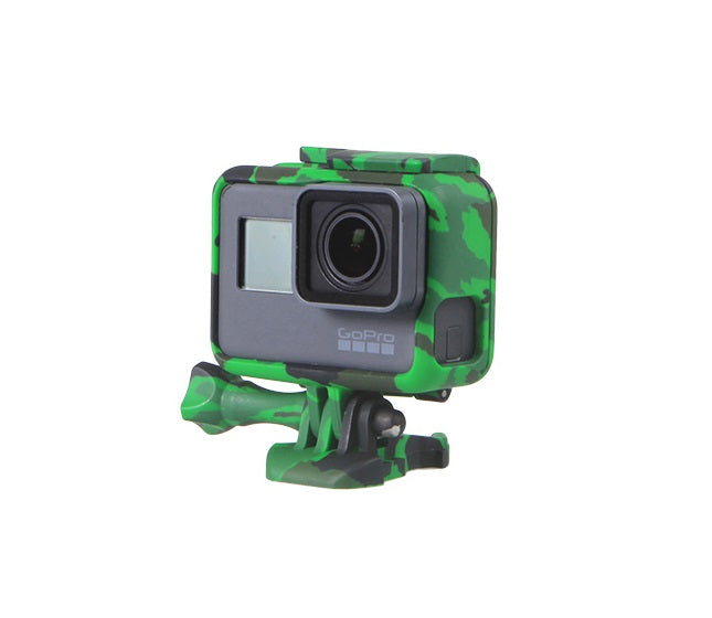 Carcasa Protectie/Prindere pt GoPro Hero 5 , 6 , 7 Maro , Gri , Verde Rama/Frame
