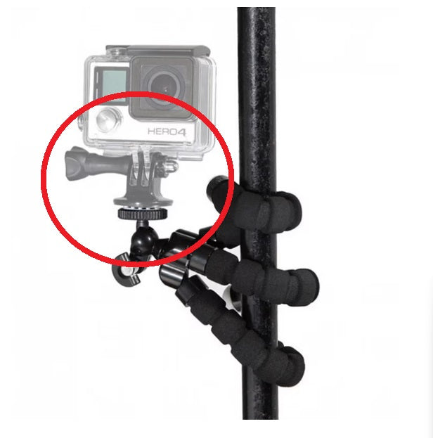 Adaptor 360 grade Fixare .Sistem Prindere pe Trepied pentru Camera video sport GoPro , insta360 , SJcam, DJI, Universal cu filet interior (mama)